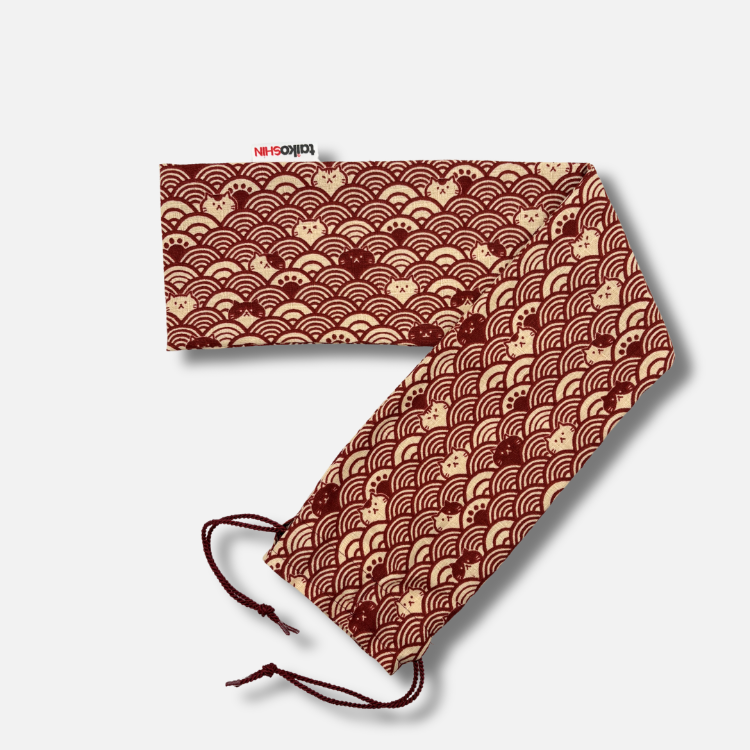 Bachi Tasche Seigaiha rot