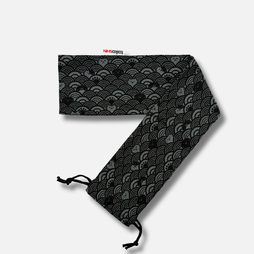 Bachi Tasche Seigaiha schwarz