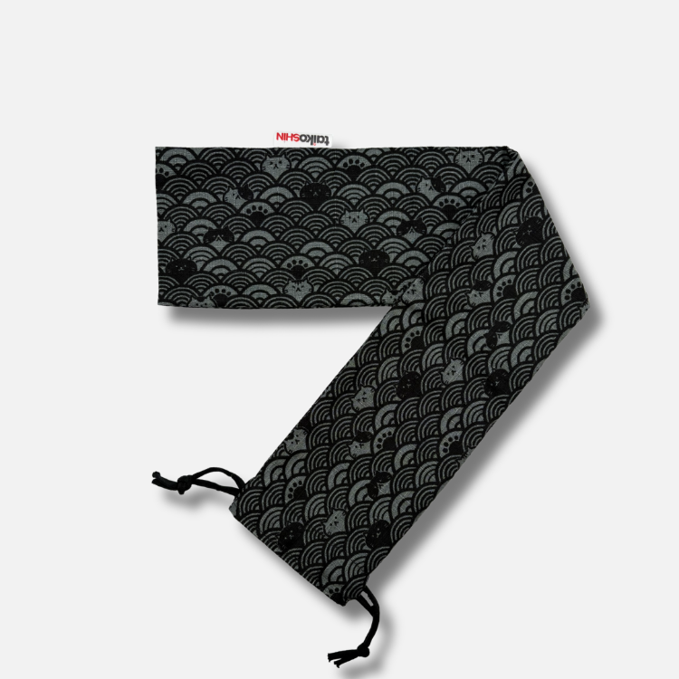 Bachi Tasche Seigaiha schwarz