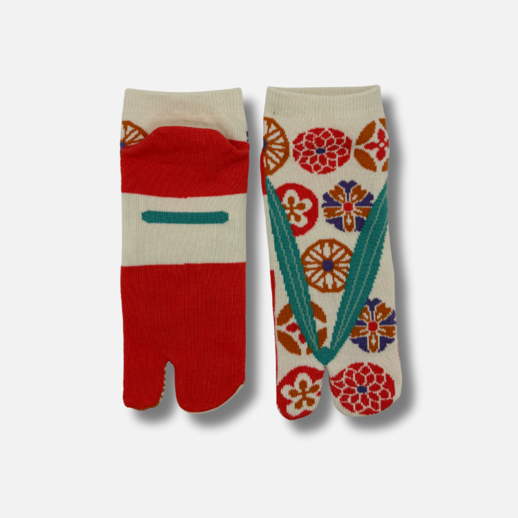 Tabi Socken Blumen
