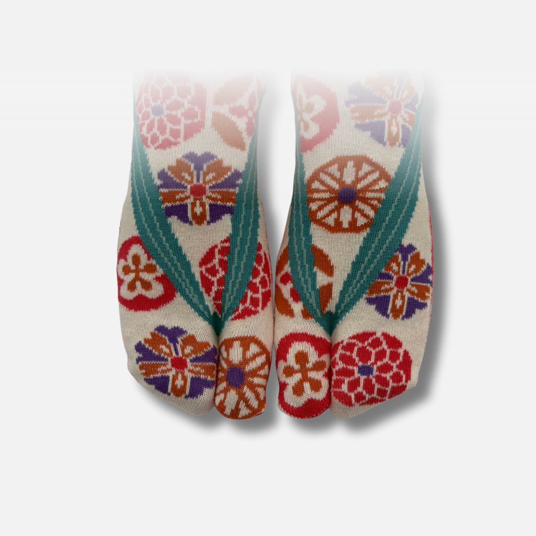 Tabi Socken Blumen