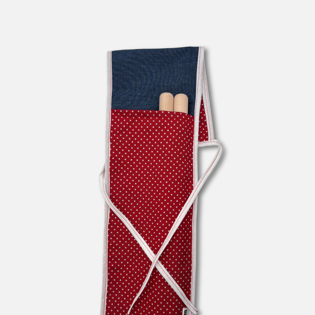 Wickeltasche für Bachi Gepunktet