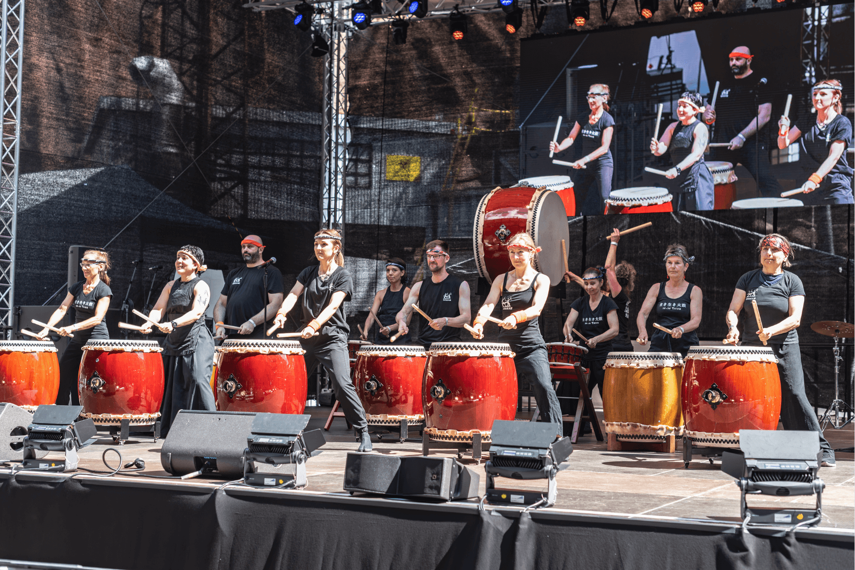 Iki-Iki Taiko - Auftritt