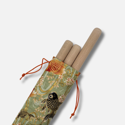 Bachi Tasche Motiv Koi grün