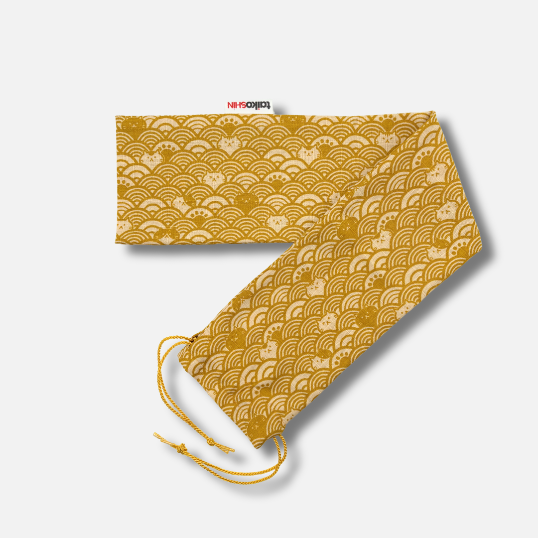 Bachi Tasche Seigaiha gelb