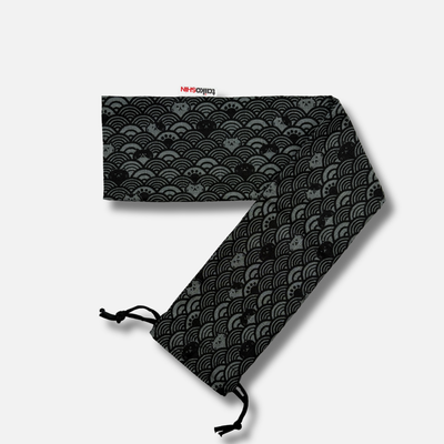 Bachi Tasche Seigaiha schwarz