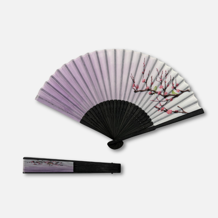 Fächer "Japanische Pflaume" purple