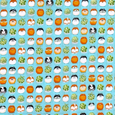 Muster Mameshiba blau