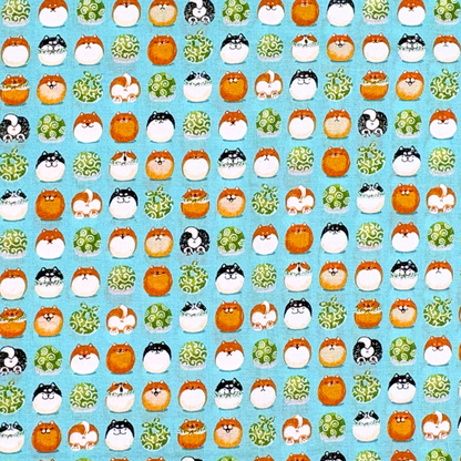 Muster Mameshiba blau