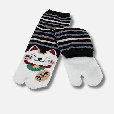 Tabi Maneki-neko dunkelblau