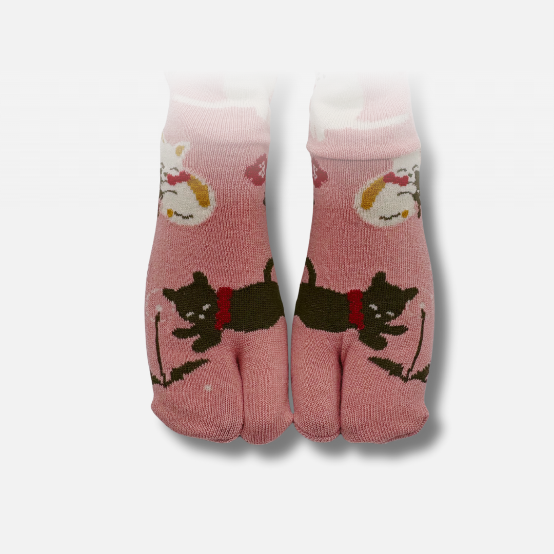Tabi-Socken "Katzen"