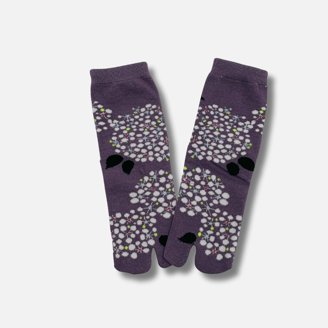 Tabi-Socken "Blumenmuster"